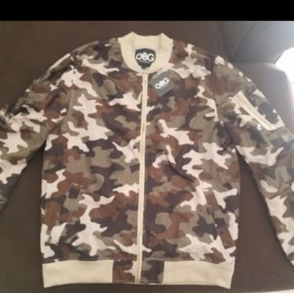 BRAD CAMO BOMBER JACKET